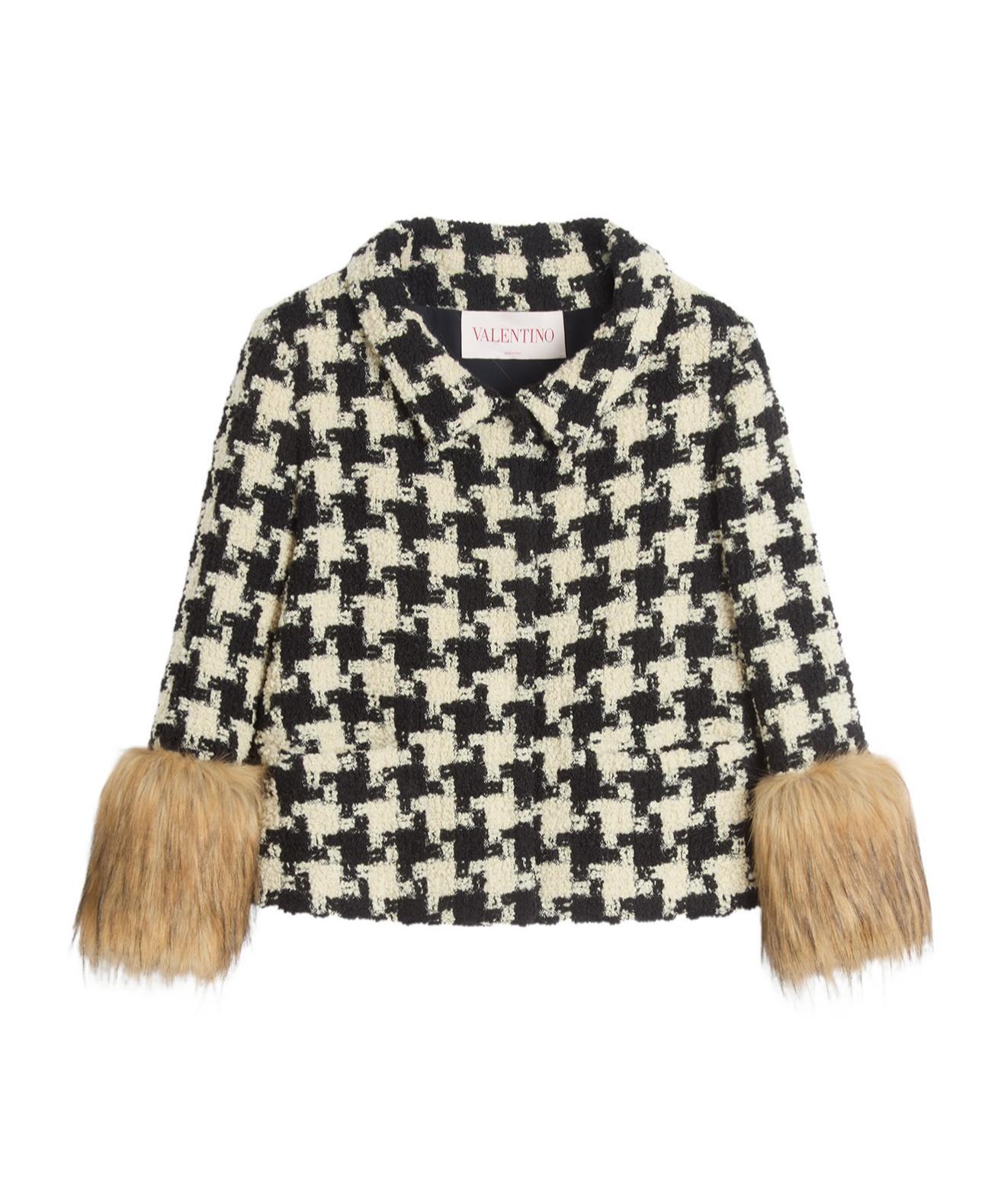 VALENTINO Check-pattern Jacket In Multi Product Image