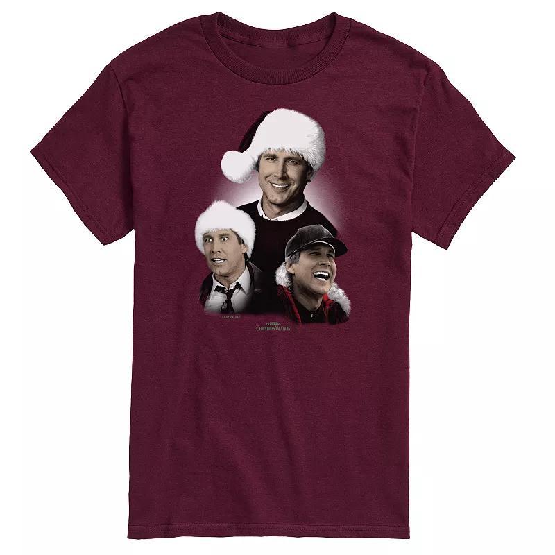 Mens National Lampoons Christmas Vacation Holiday Card Graphic Tee Product Image