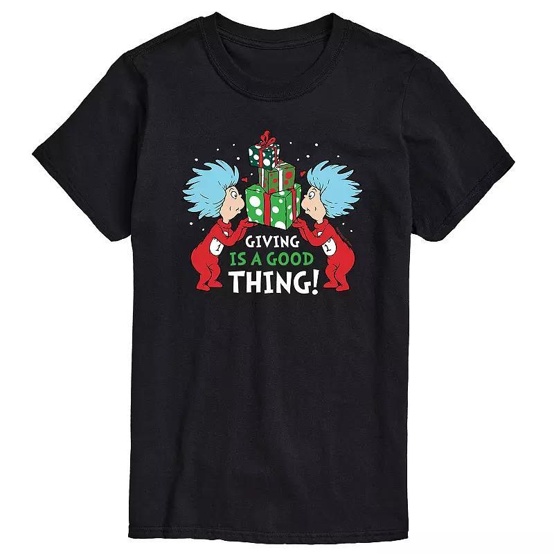 Mens Dr. Seuss Giving Is A Good Thing Tee Product Image