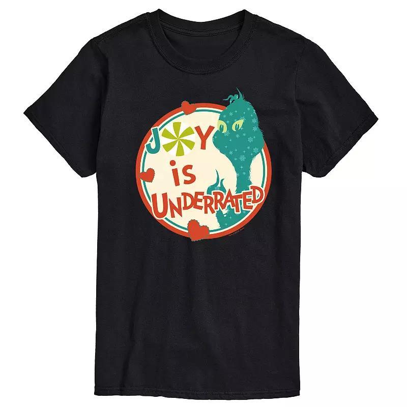 Big & Tall Dr. Seuss The Grinch Joy Is Underrated Graphic Tee, Mens Product Image