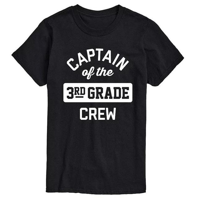 Mens Captain Of 3rd Grade Crew Tee Product Image