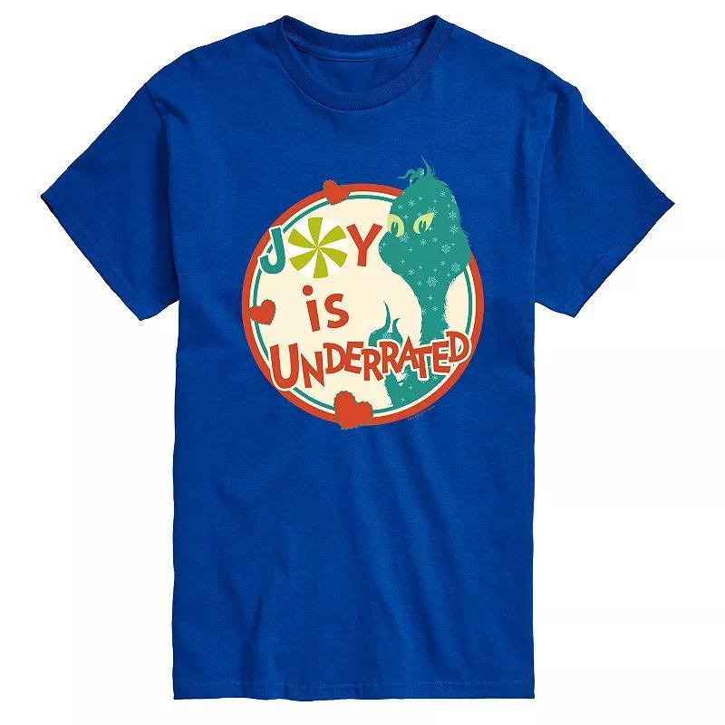 Big & Tall Dr. Seuss The Grinch Joy Is Underrated Graphic Tee, Mens Product Image