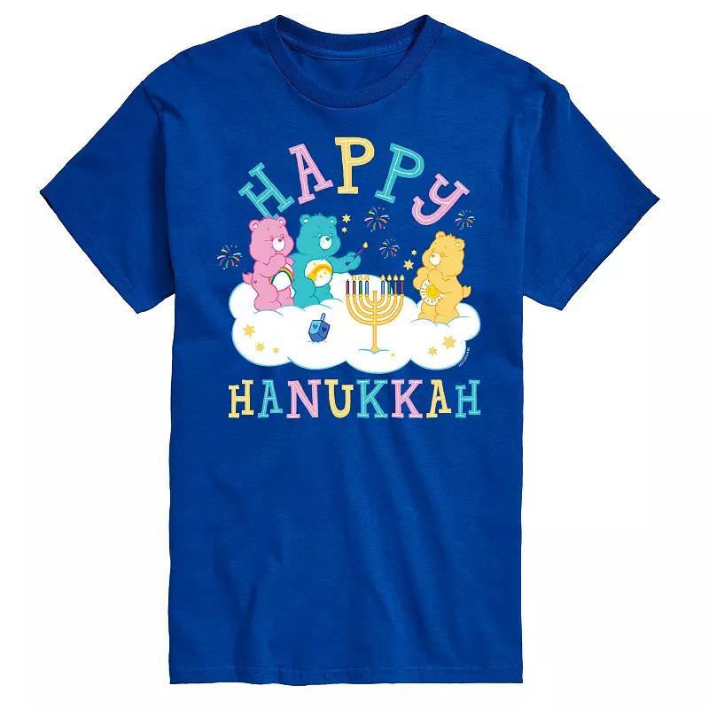 Mens Care Bears Happy Hanukkah Graphic Tee Product Image