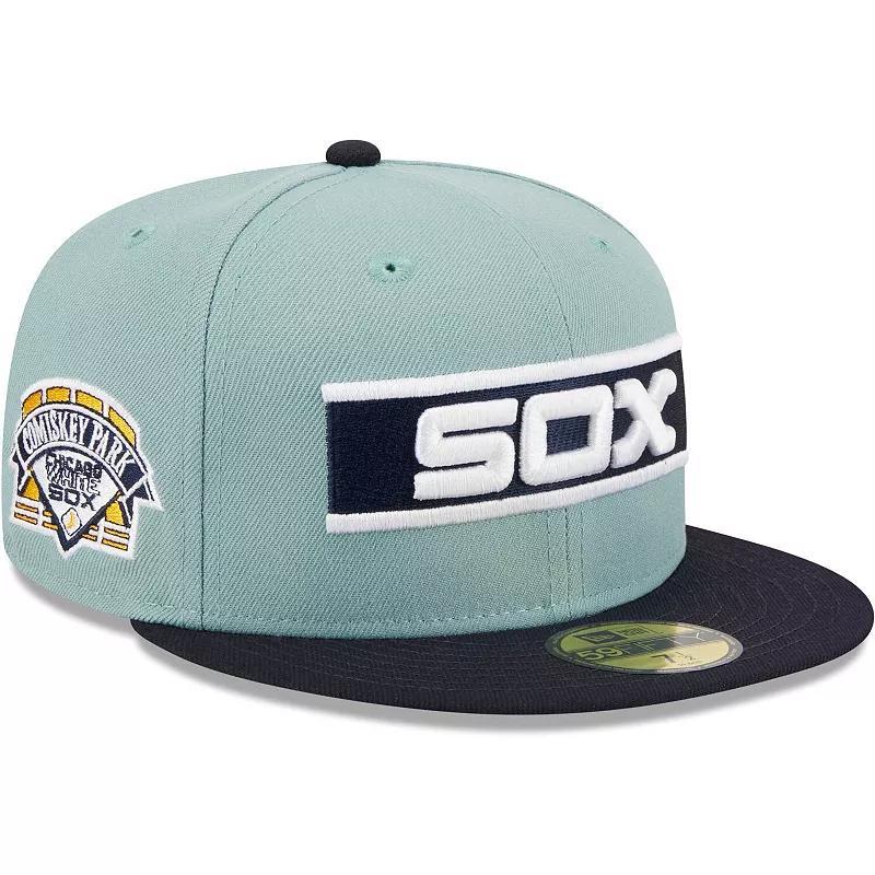 Mens New Era /Navy Chicago White Sox Beach Kiss 59FIFTY Fitted Hat Product Image