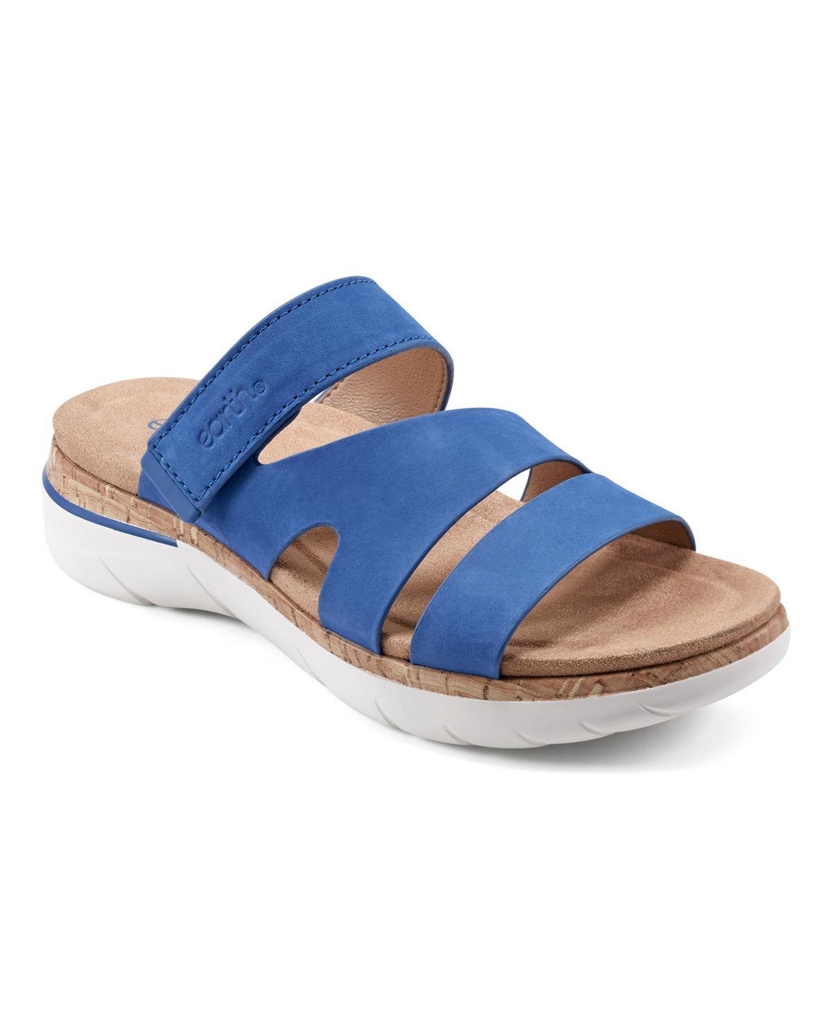 Earth Womens Ralli Almond Toe Flat Strappy Casual Sandals Product Image