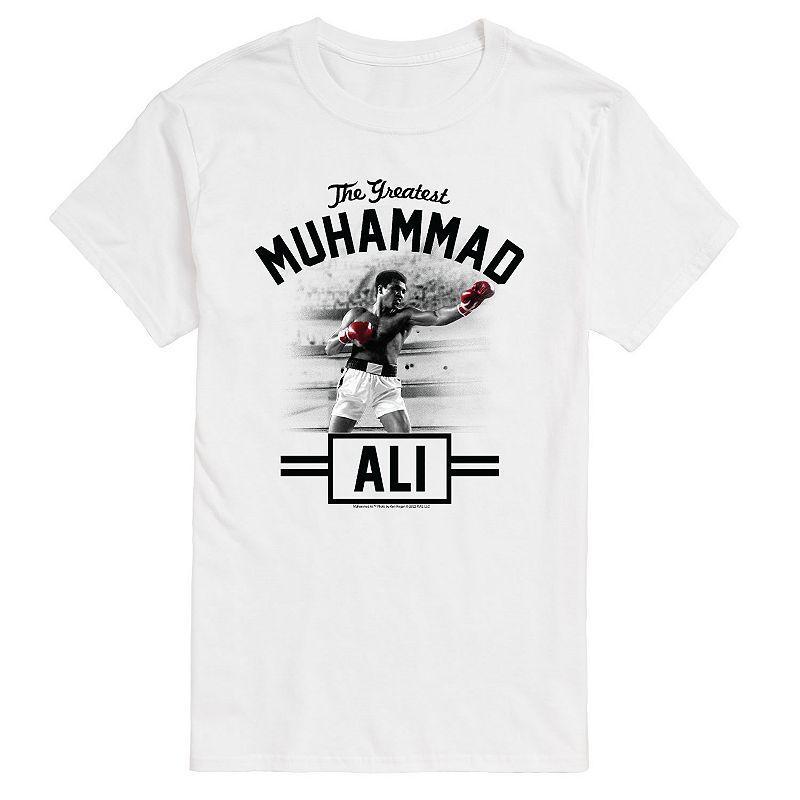 Mens Muhammad Ali Standing Tall Tee White Product Image