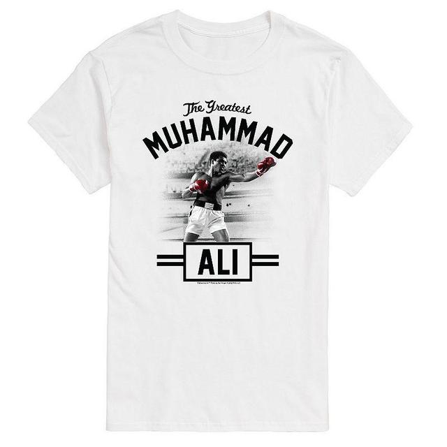 Mens Muhammad Ali Standing Tall Tee White Product Image