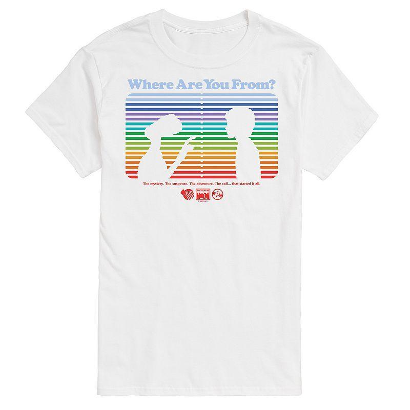 Mens ET Where Are You From Tee White Product Image