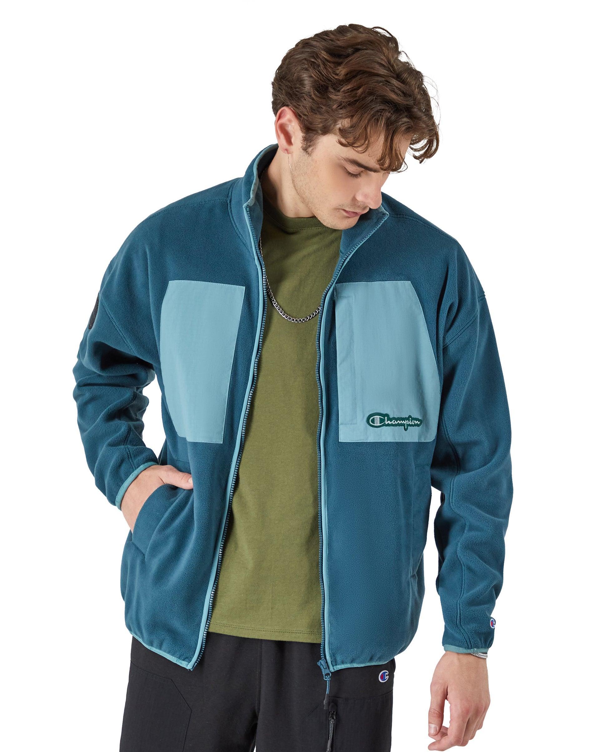 Champion Explorer Fleece Mock Neck Jacket Men's Clothing Product Image