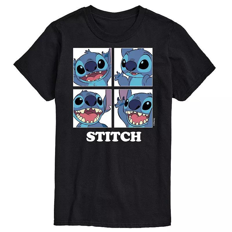 Disneys Lilo and Stitch Big & Tall Graphic Tee, Mens Blue Product Image