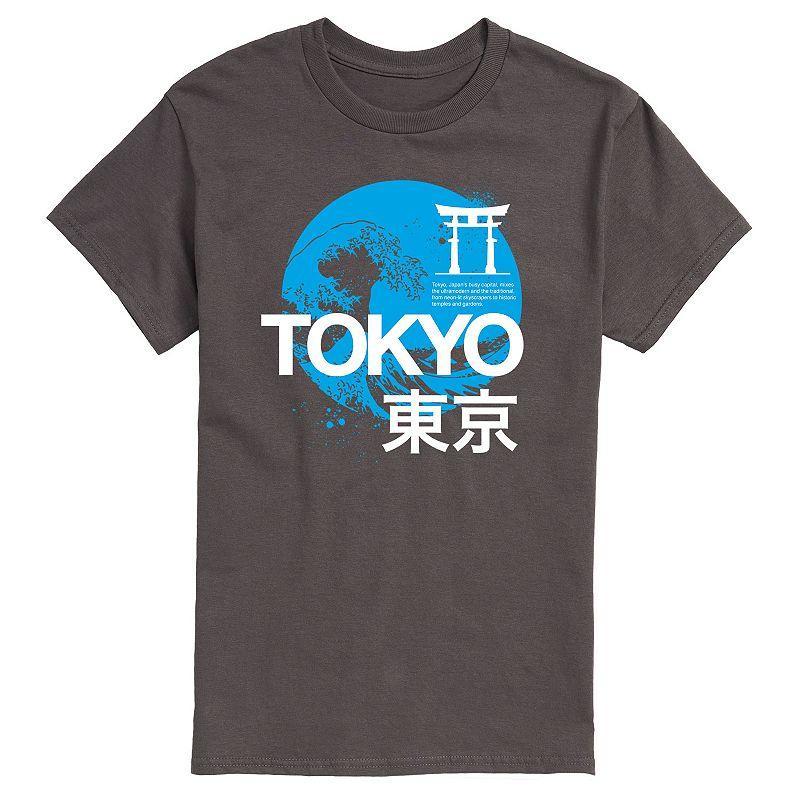 Mens Tokyo Graphic Tee Blue Product Image