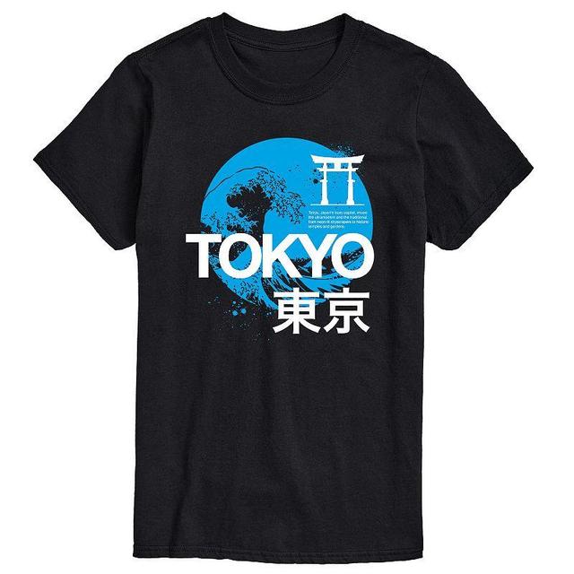 Mens Tokyo Graphic Tee Blue Product Image