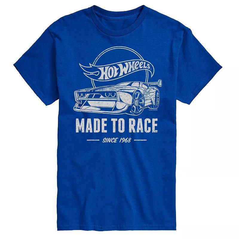 Big & Tall Hot Wheels Made To Race Graphic Tee, Mens Product Image