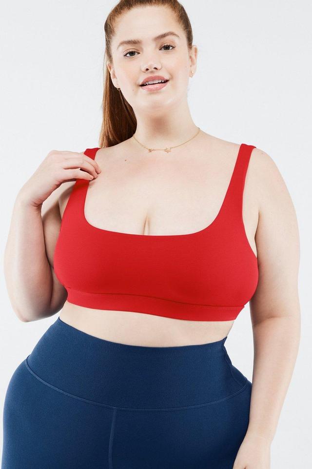 Fabletics Lola Low Impact Sports Bra Womens red Size XXS Product Image