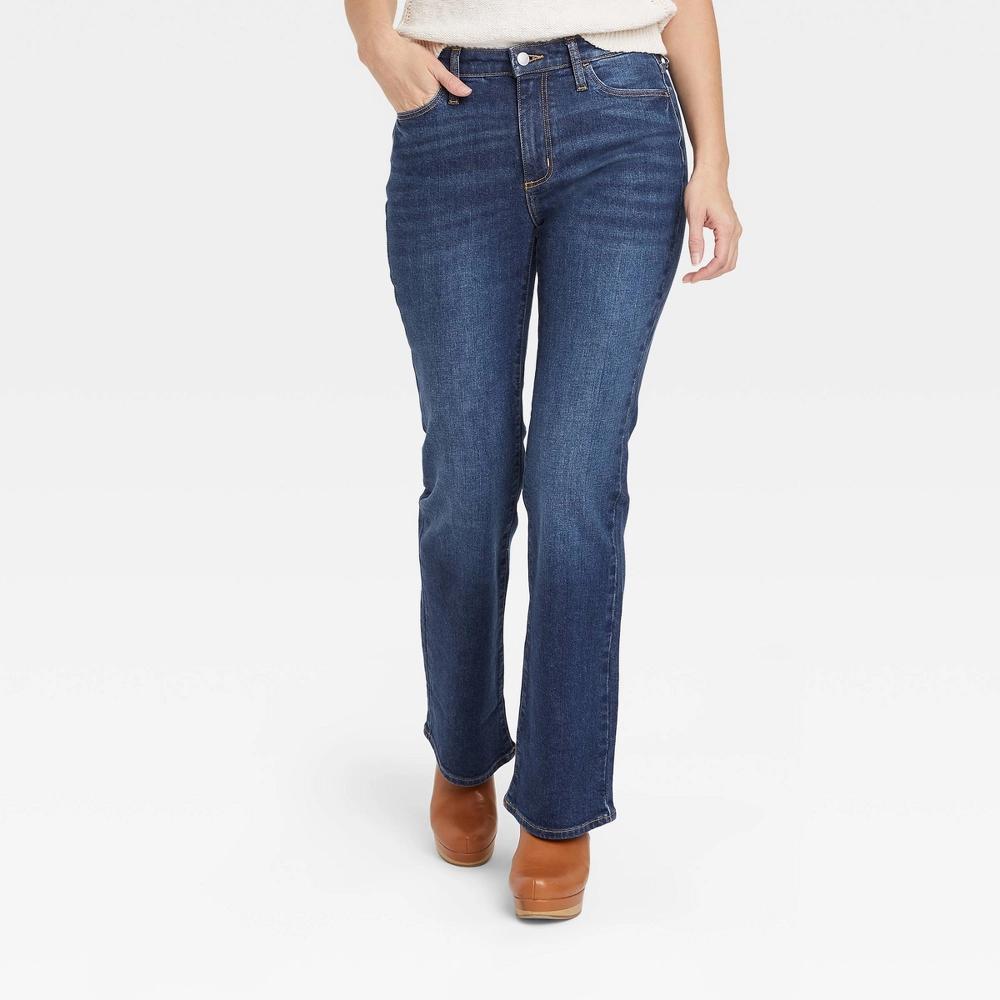 Womens High-Rise Bootcut Jeans - Universal Thread Blue 00 product image