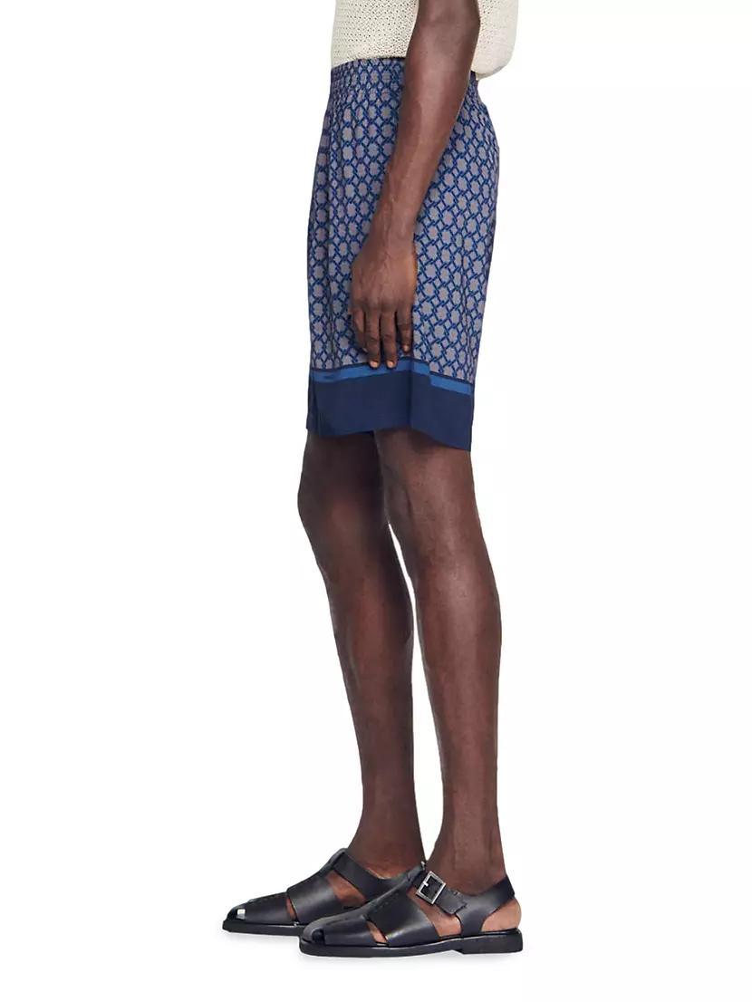 Patterned Bermuda Shorts Product Image