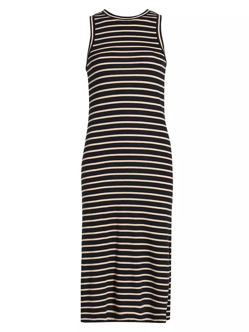 Striped Cotton Tank Dress Product Image