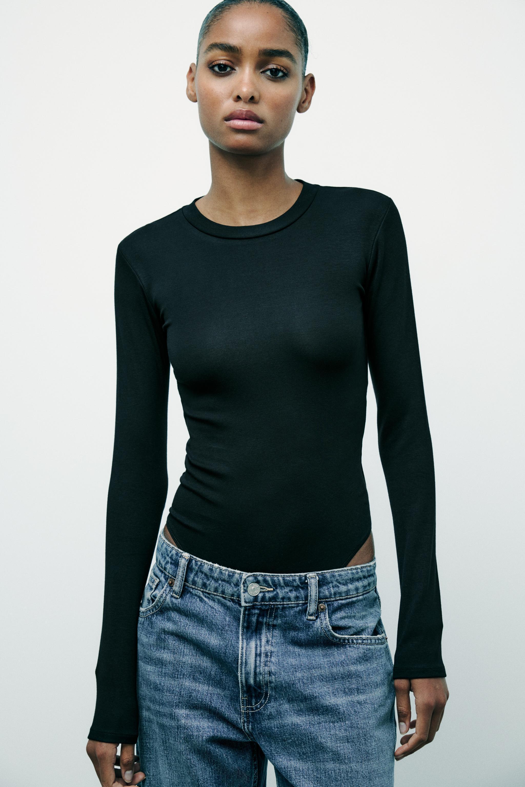 COTTON MODAL BODYSUIT Product Image