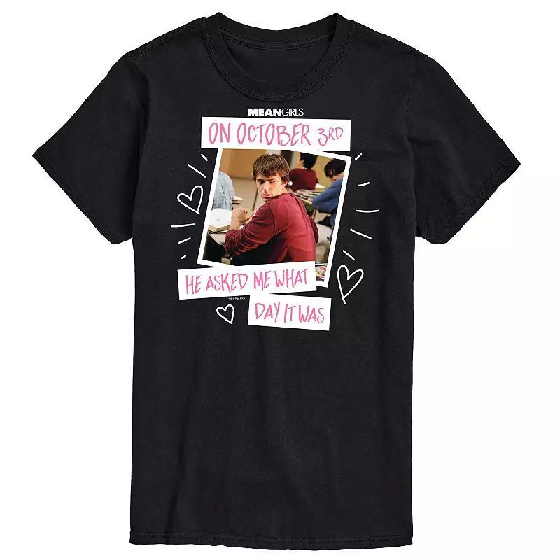 Mens Mean Girls October 3rd Graphic Tee Blue Product Image