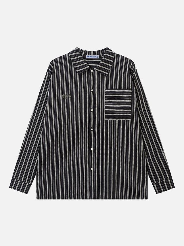 Aelfric Eden Vintage Stripe Long Sleeve Shirt Product Image