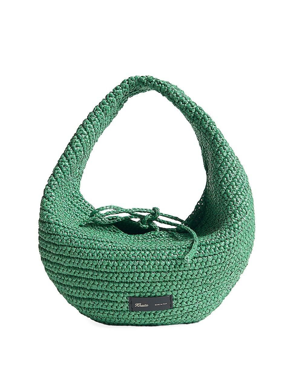 Khaite Medium Olivia Raffia Hobo Bag Product Image