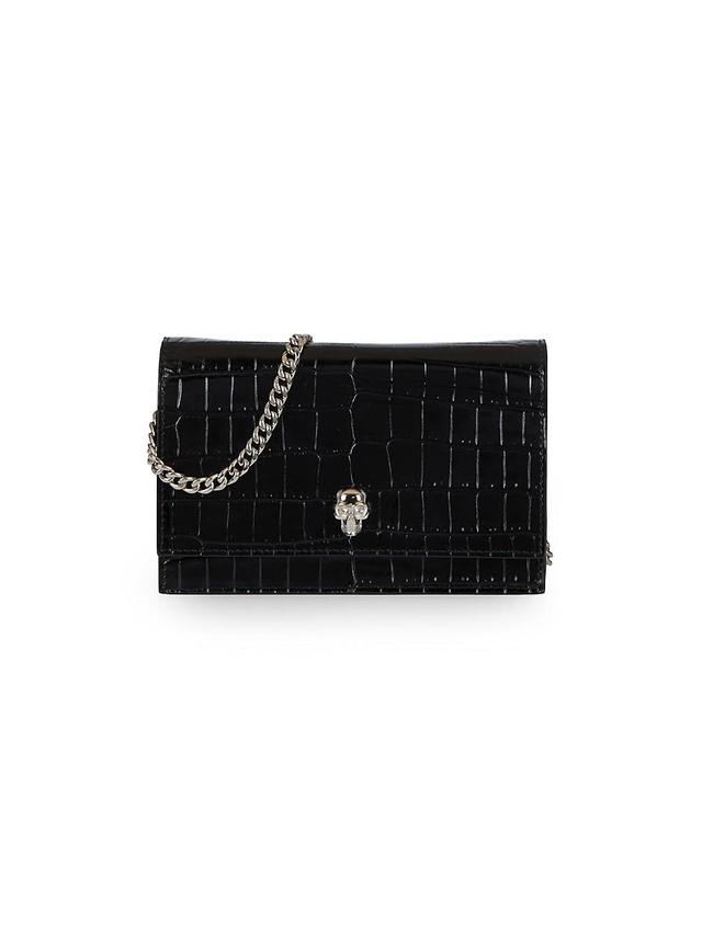 Womens Small Skull Bag In Leather Product Image