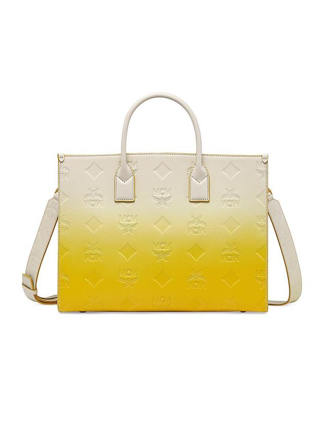 Womens Munchen Large Ombre Leather Tote Product Image