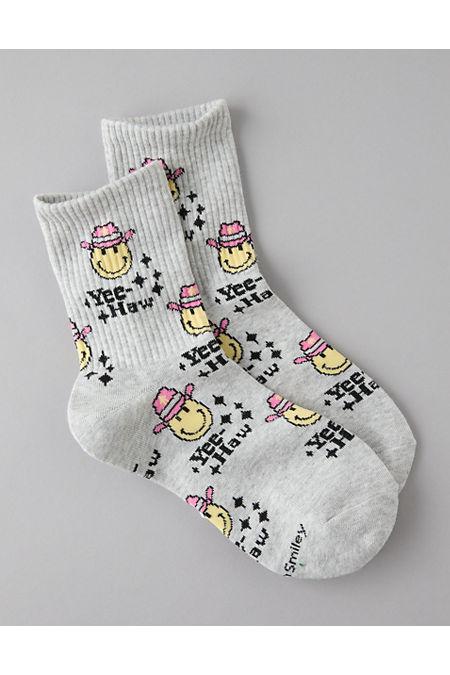 AE Smiley Western 90s Crew Sock Womens Product Image