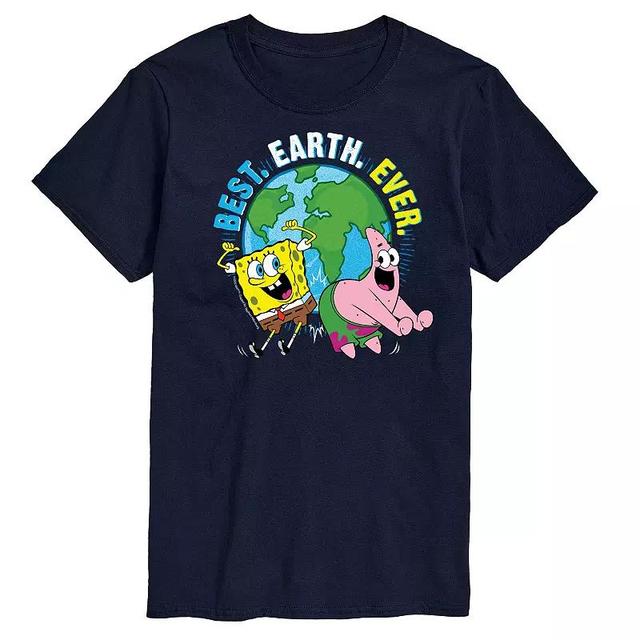 Big & Tall Nickelodeon SpongeBob SquarePants Best Earth Ever Graphic Tee, Mens Product Image