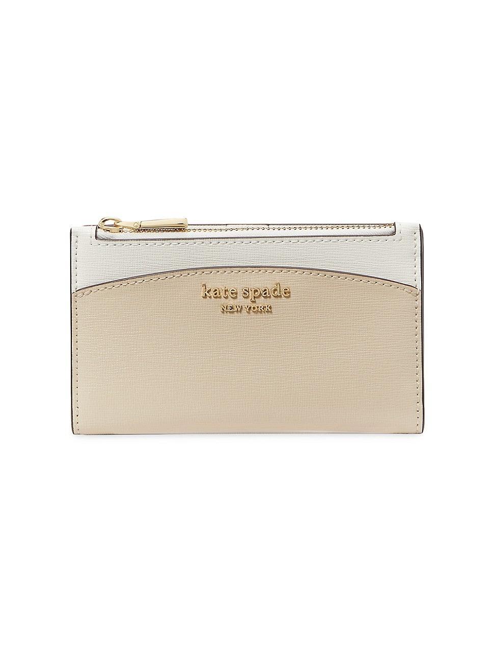 Womens Morgan Colorblocked Leather Bifold Wallet Product Image