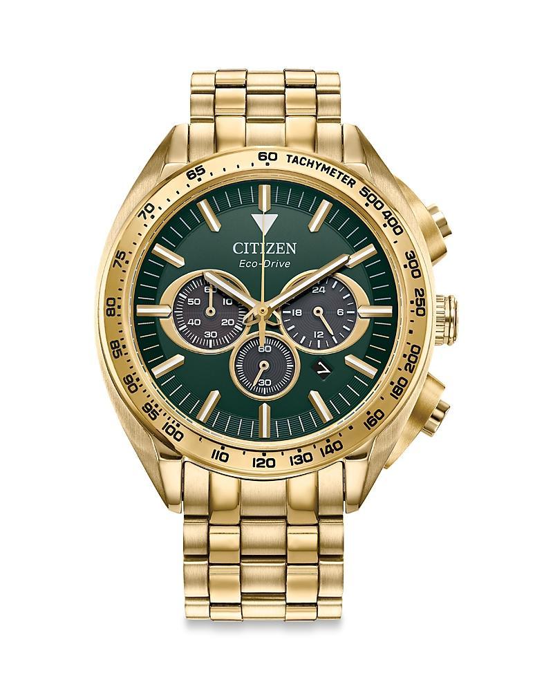 Citizen Mens Carson Chronograph Two Tone Stainless Steel Bracelet Watch Product Image