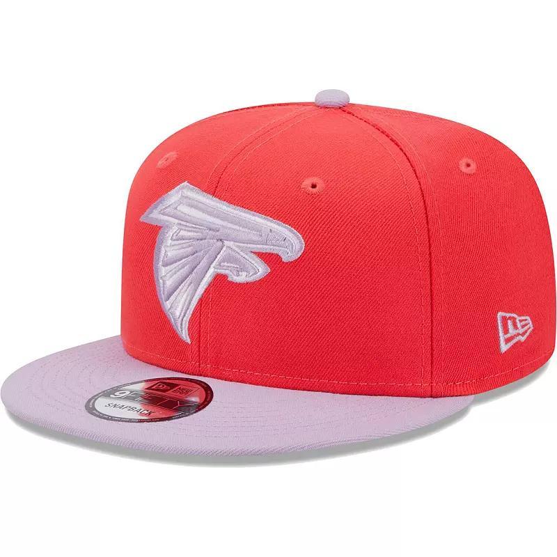 Mens New Era /Lavender Atlanta Falcons Two-Tone Color Pack 9FIFTY Snapback Hat Product Image