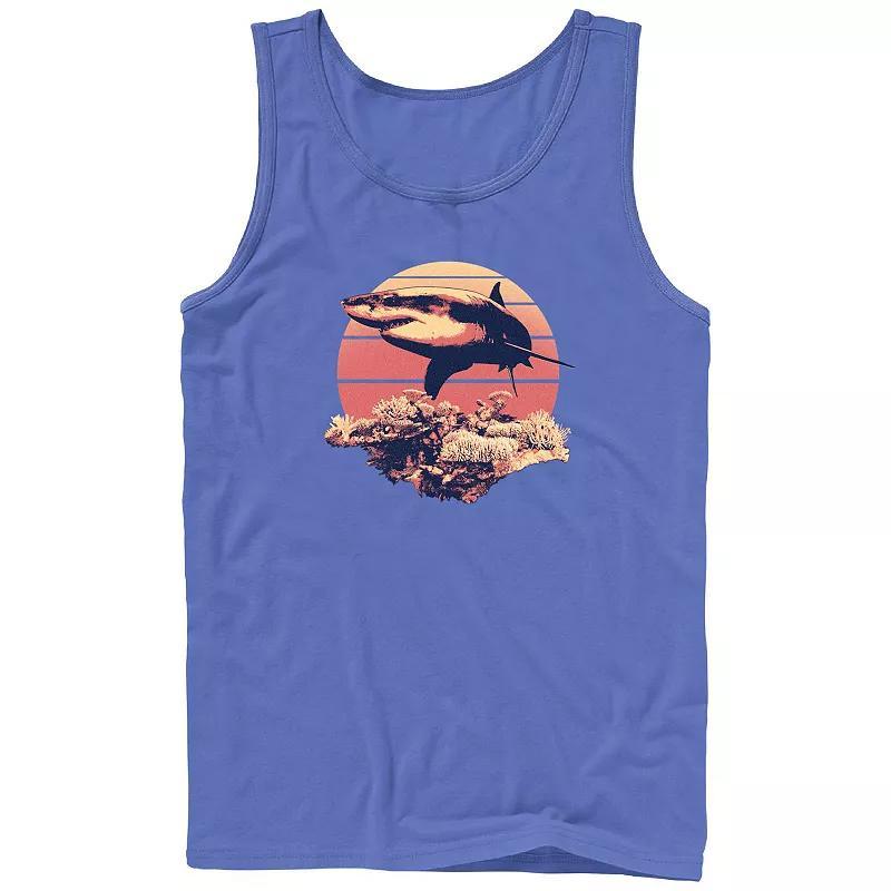 Mens Shark Reef Graphic Tank Product Image