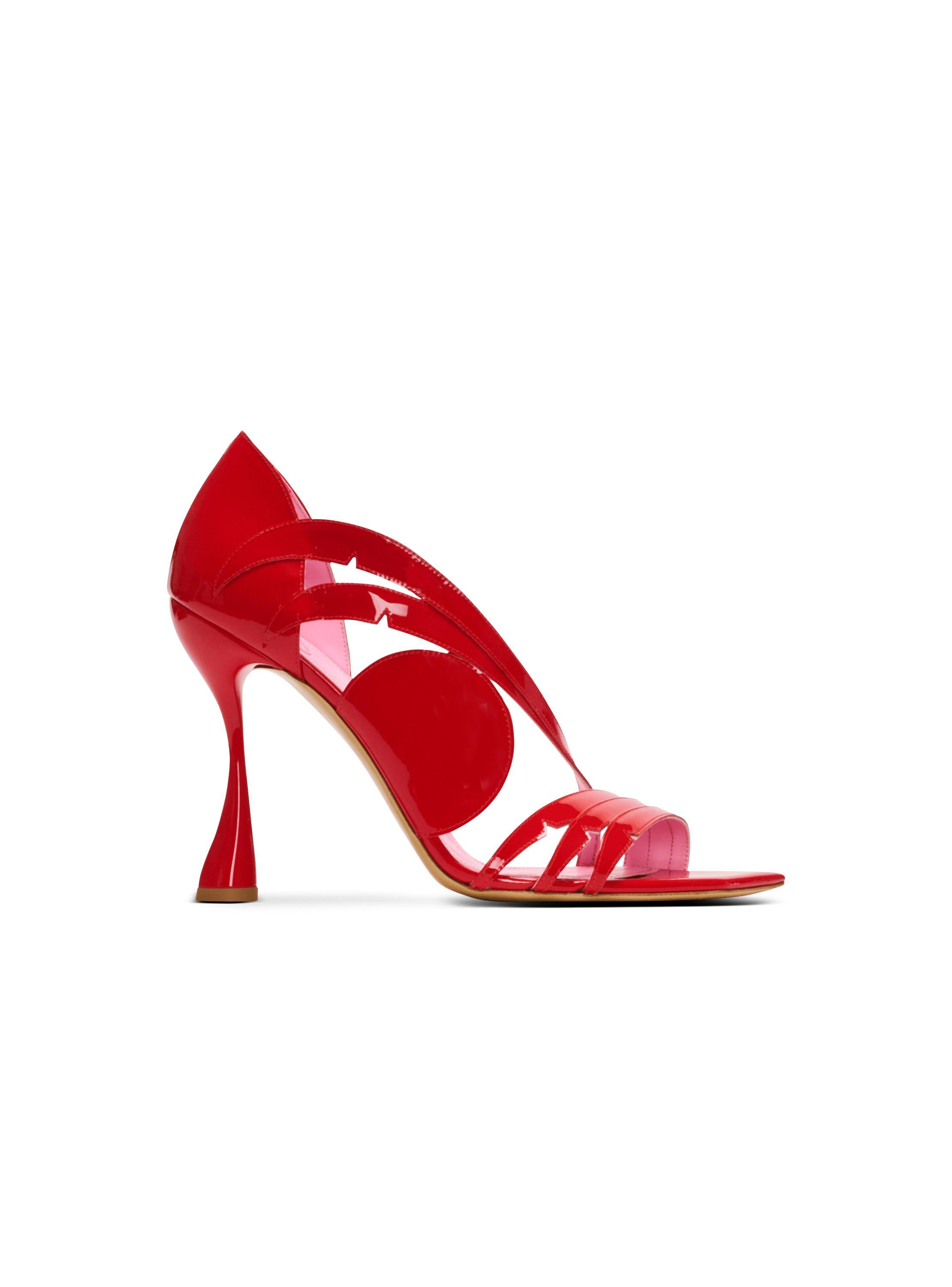 Heeled Eden sandals in patent leather Product Image