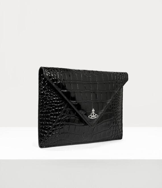 Crocodile Envelope Clutch Product Image