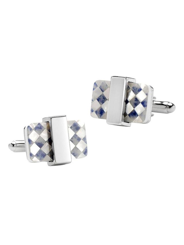 Cufflinks, Inc. Checkered Mother Of Pearl Cuff Links Product Image