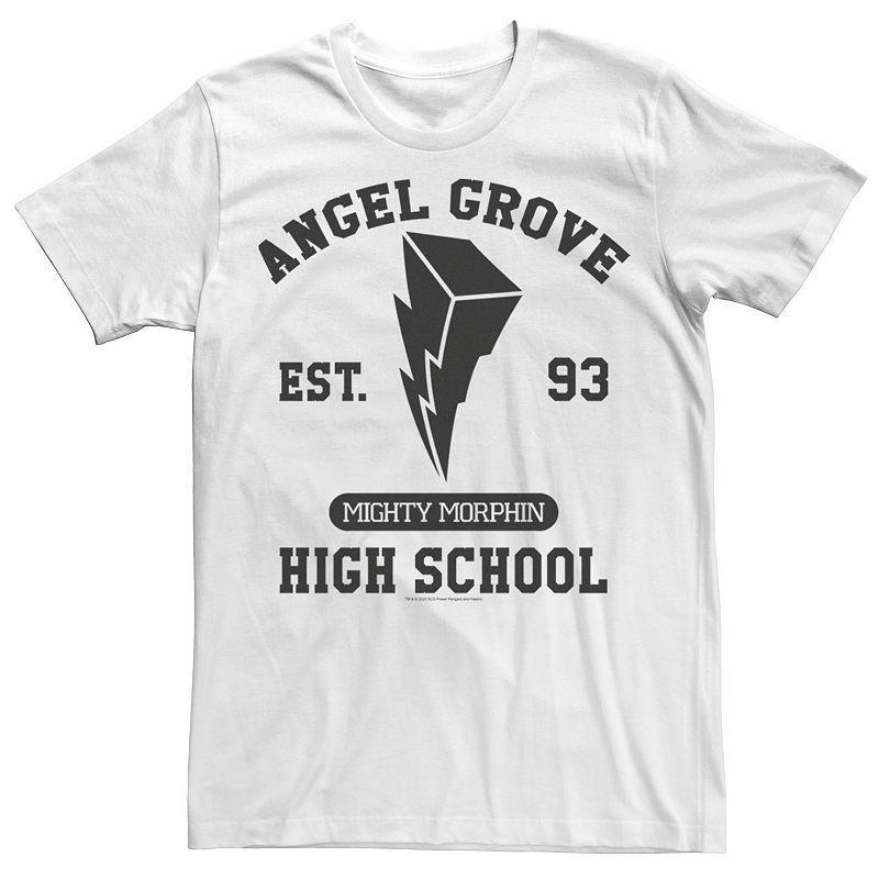 Mens Power Rangers Angel Grove High School Est. 93 Tee Product Image