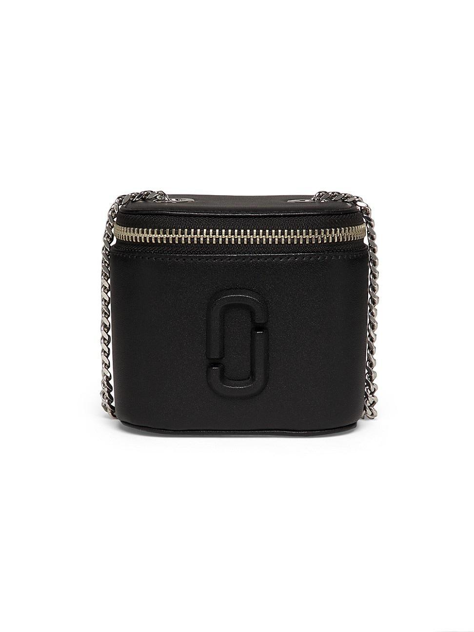 Womens The Mini Vanity Leather Crossbody Bag Product Image