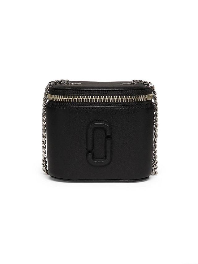 Womens The Mini Vanity Leather Crossbody Bag Product Image