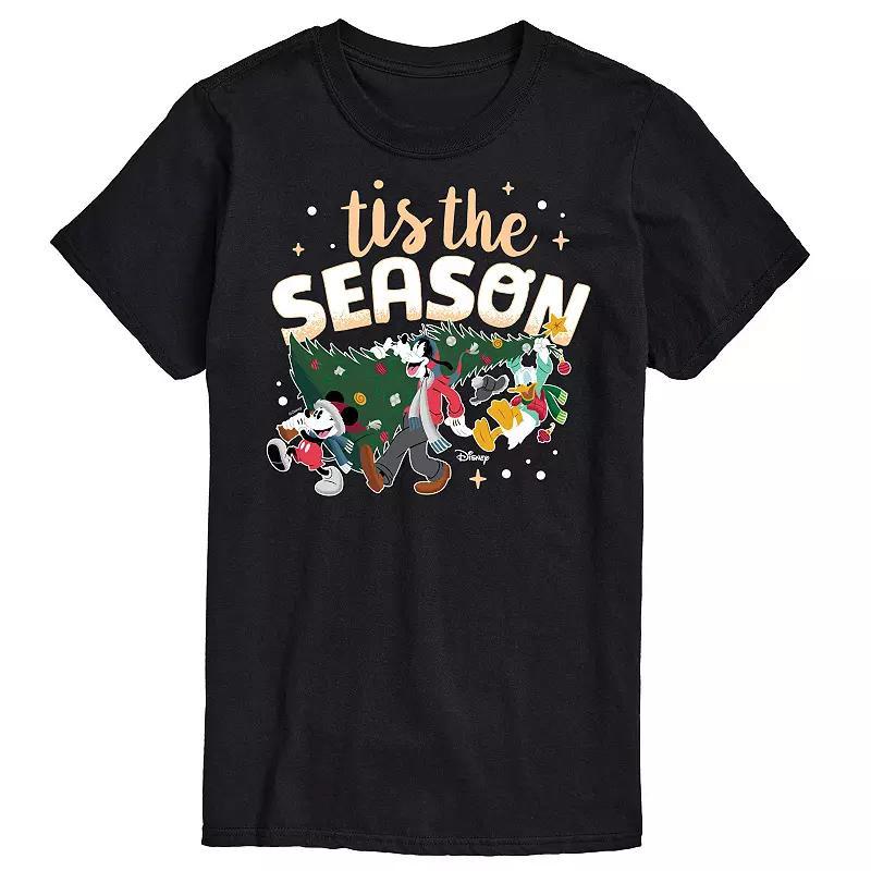 Disneys Big & Tall Tis The Season Graphic Tee, Mens Product Image