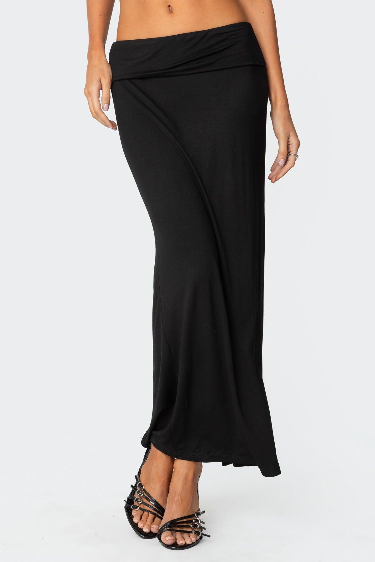 Johanna Fold Over Maxi Skirt Product Image