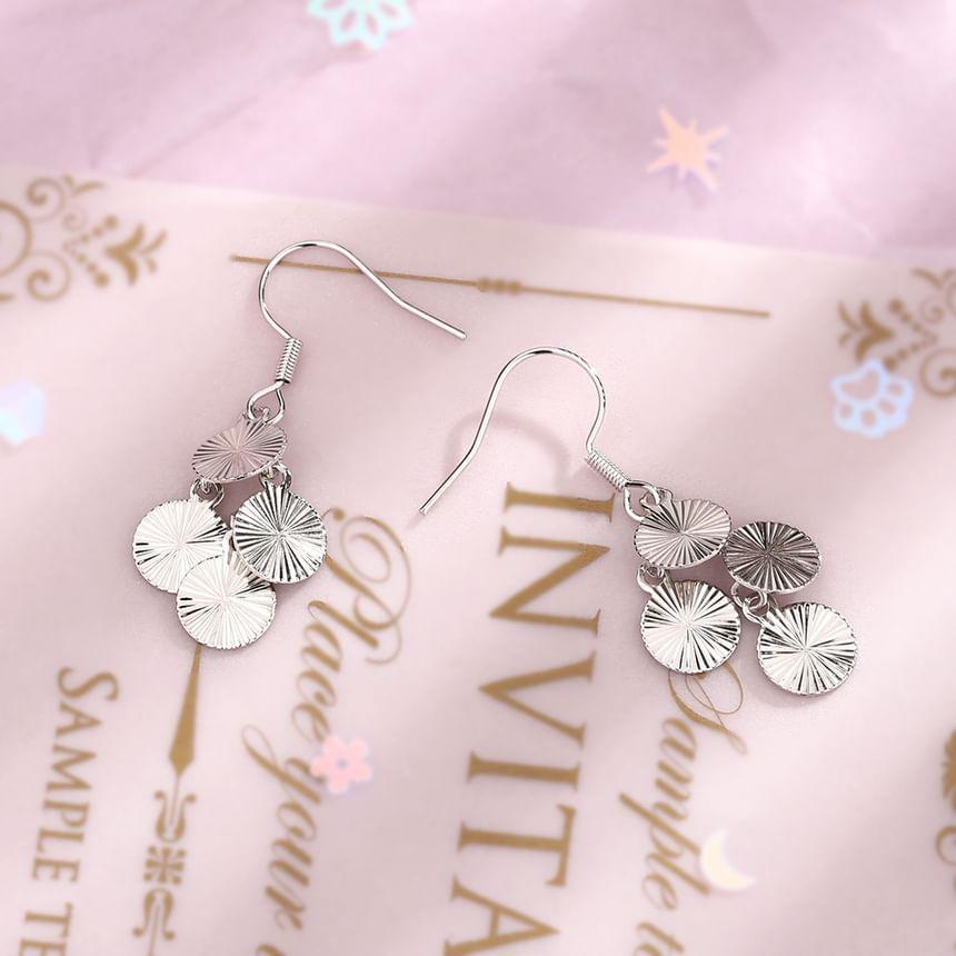 Disc Alloy Dangle Earring Product Image