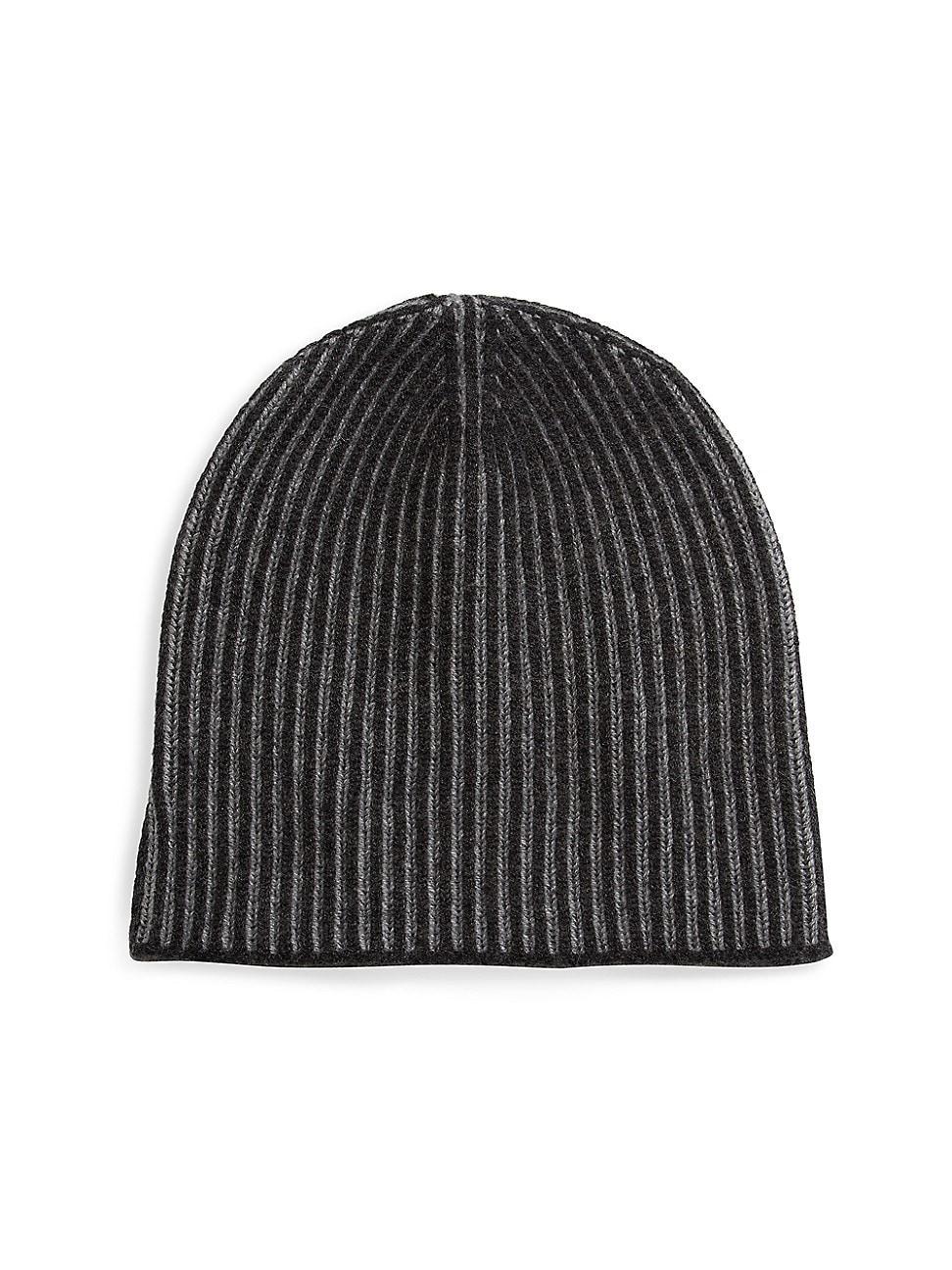 Mens Shadow Rib Cashmere Beanie Product Image