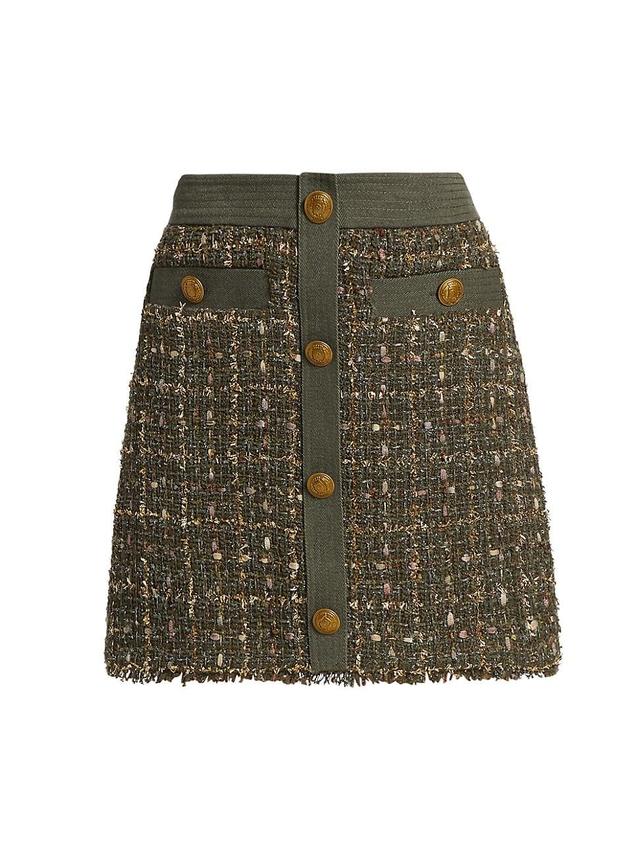 Womens Denver Tweed Miniskirt Product Image