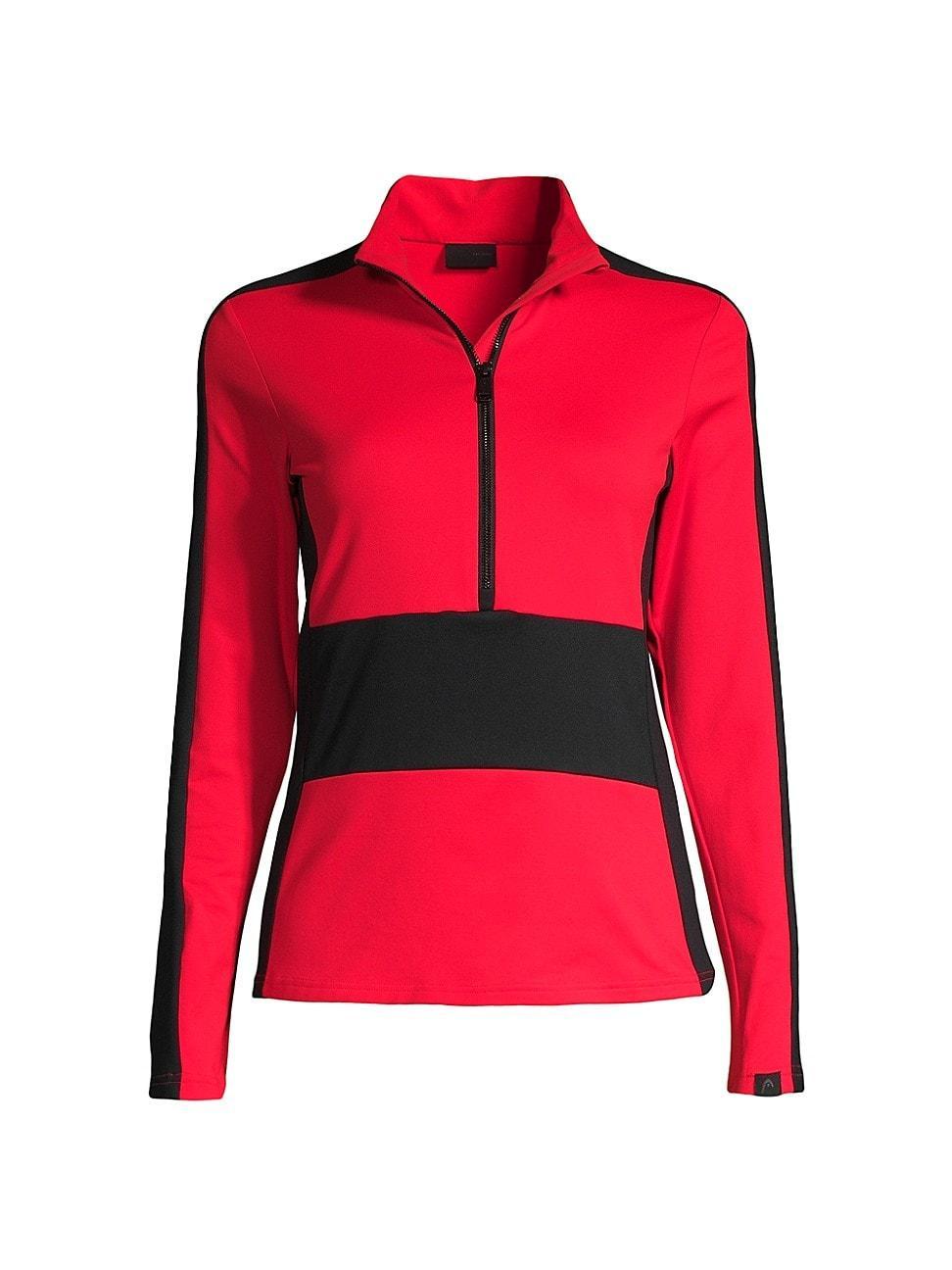 Womens Legacy Colorblocked Quarter-Zip Ski Jacket Product Image