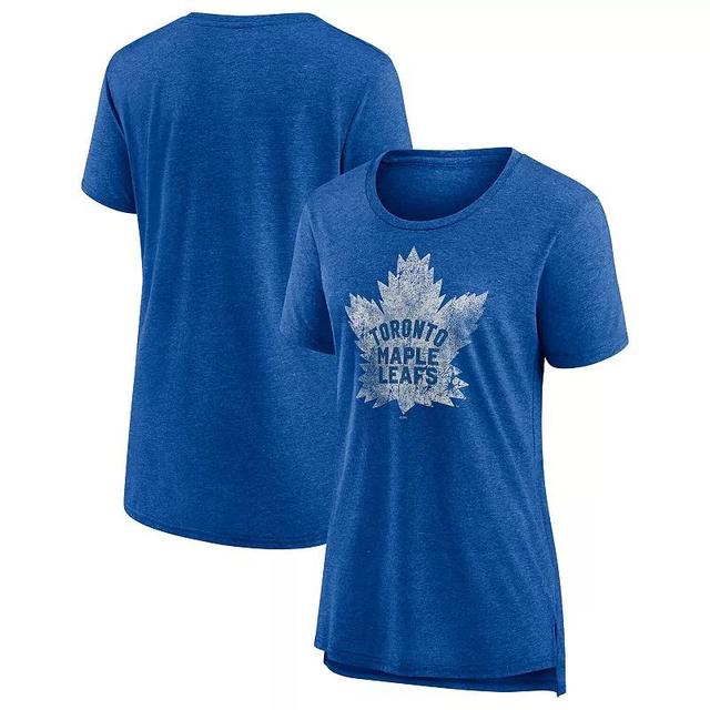 Womens Fanatics Heather Blue Toronto Maple Leafs Special Edition 2.0 Modern T-Shirt Product Image