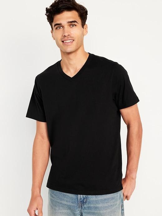 Soft-Washed V-Neck T-Shirt Product Image