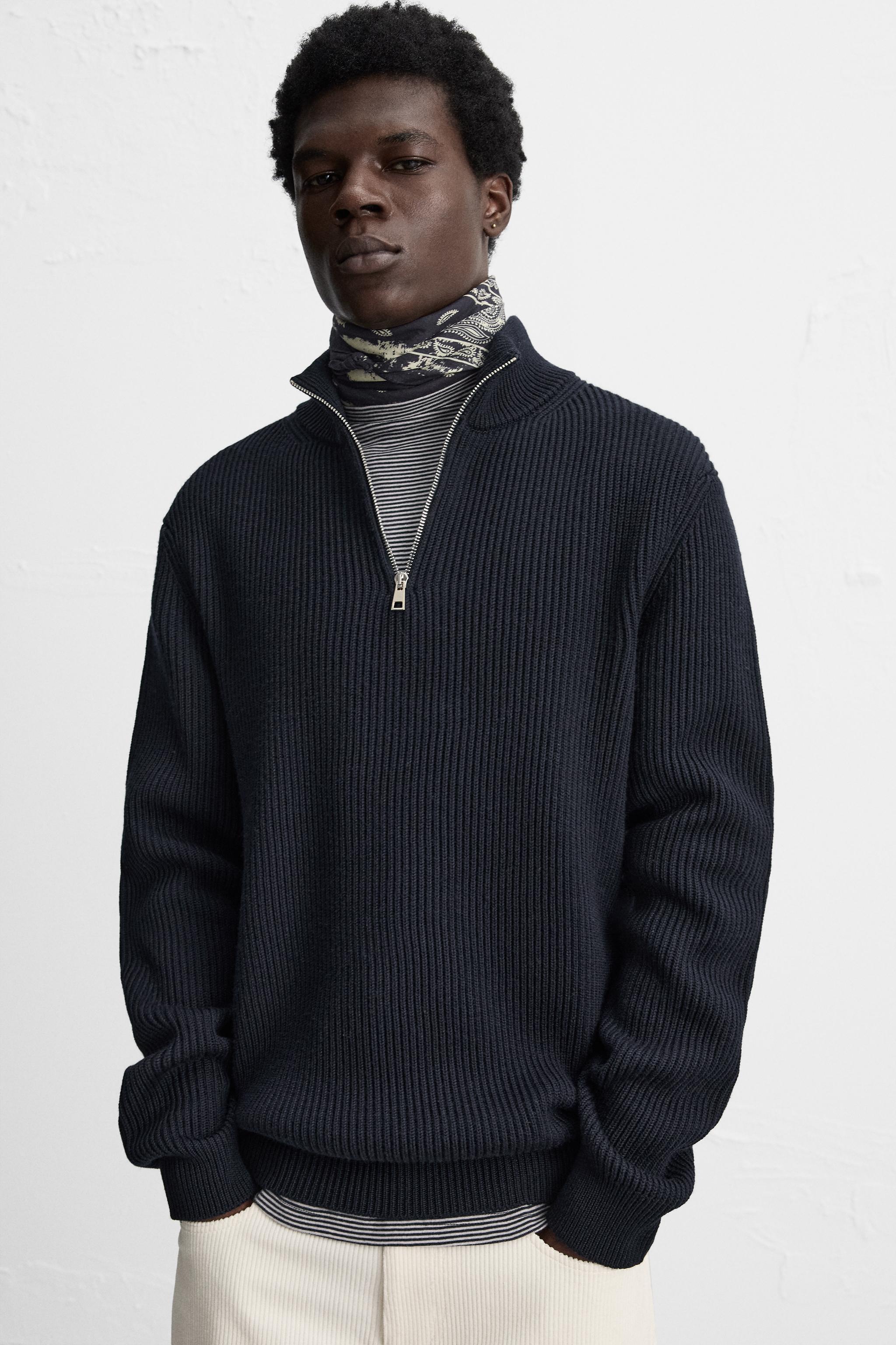 QUARTER ZIP SWEATER Product Image