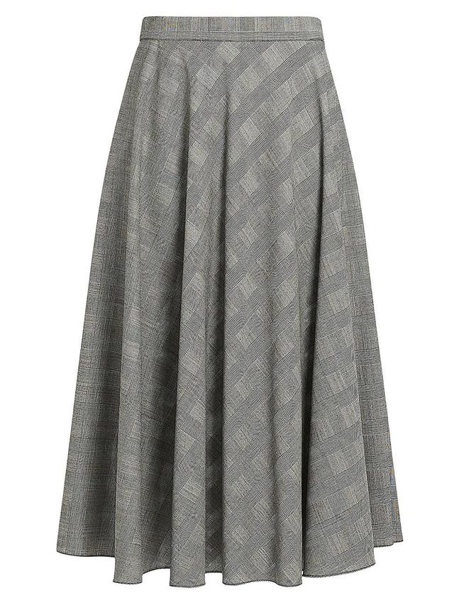 Womens Pelota Glen Plaid Midi-Skirt Product Image