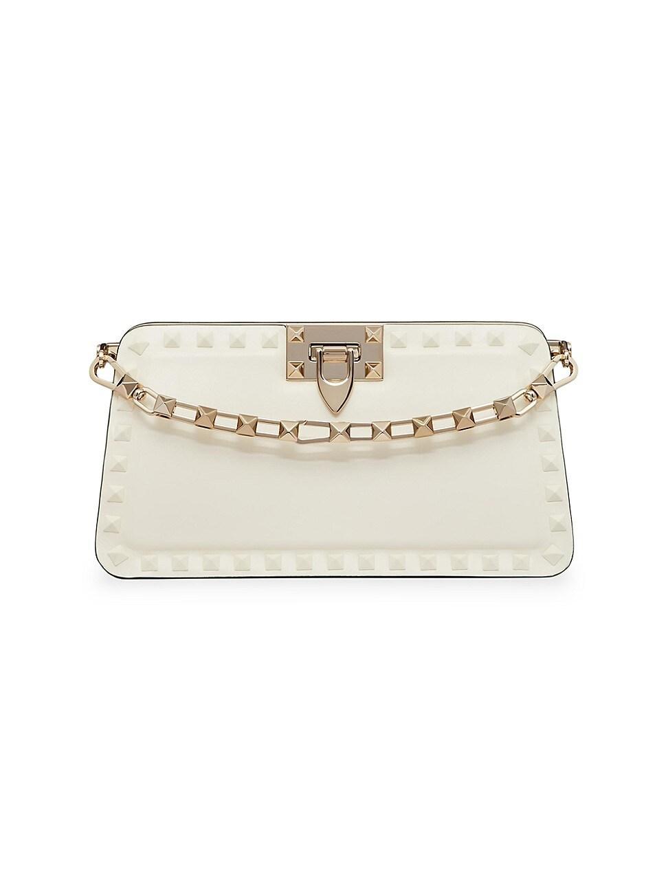 Womens Rockstud Calfskin Clutch Product Image